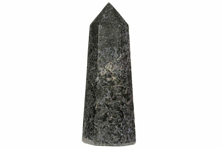 Polished, Indigo Gabbro Obelisk - Madagascar #74371